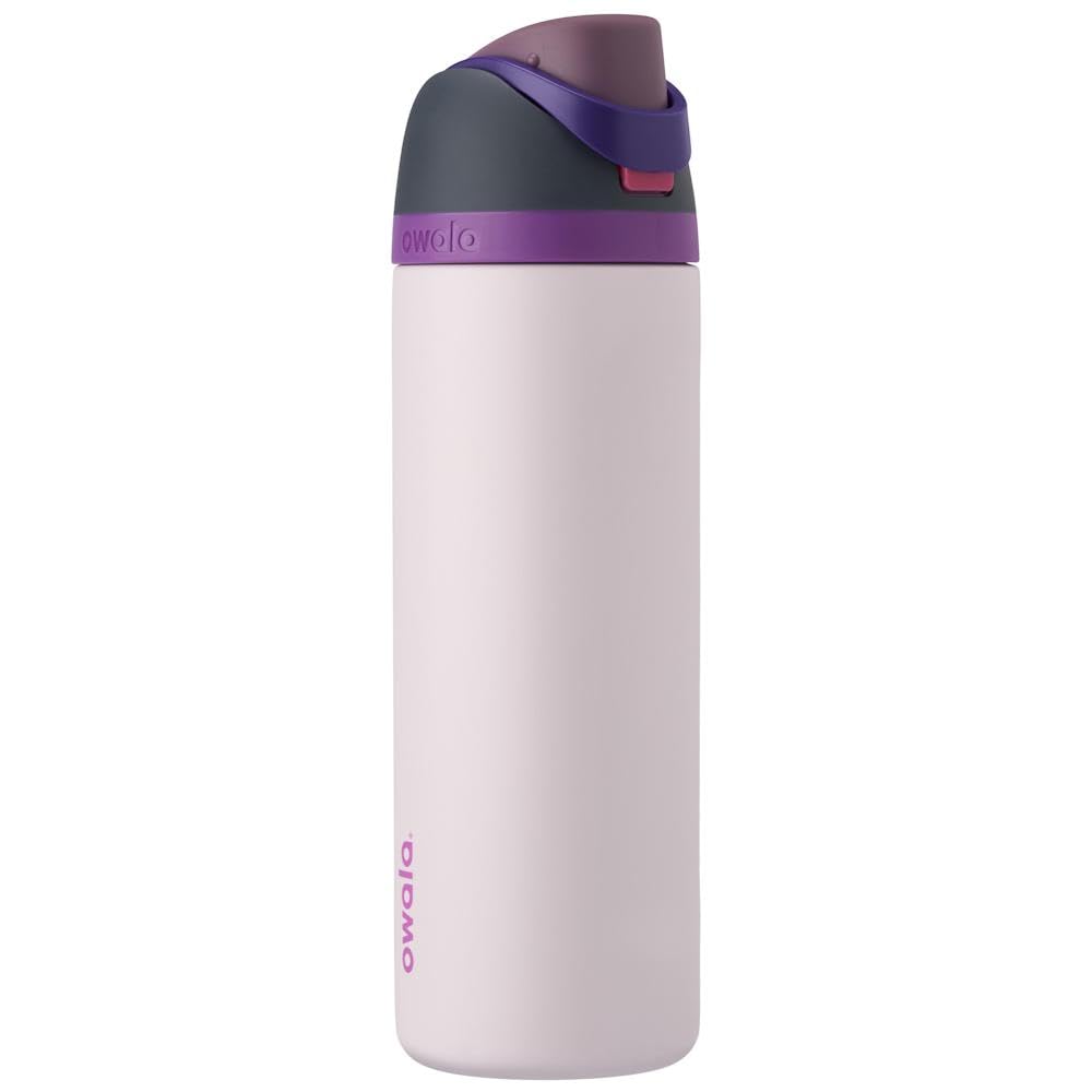 Owala FreeSip Insulated Stainless Steel Water Bottle with Straw for Sports, Travel, and School BPA-Free Sports Water Bottle, 32 oz, Boneyard (Pack of 6)