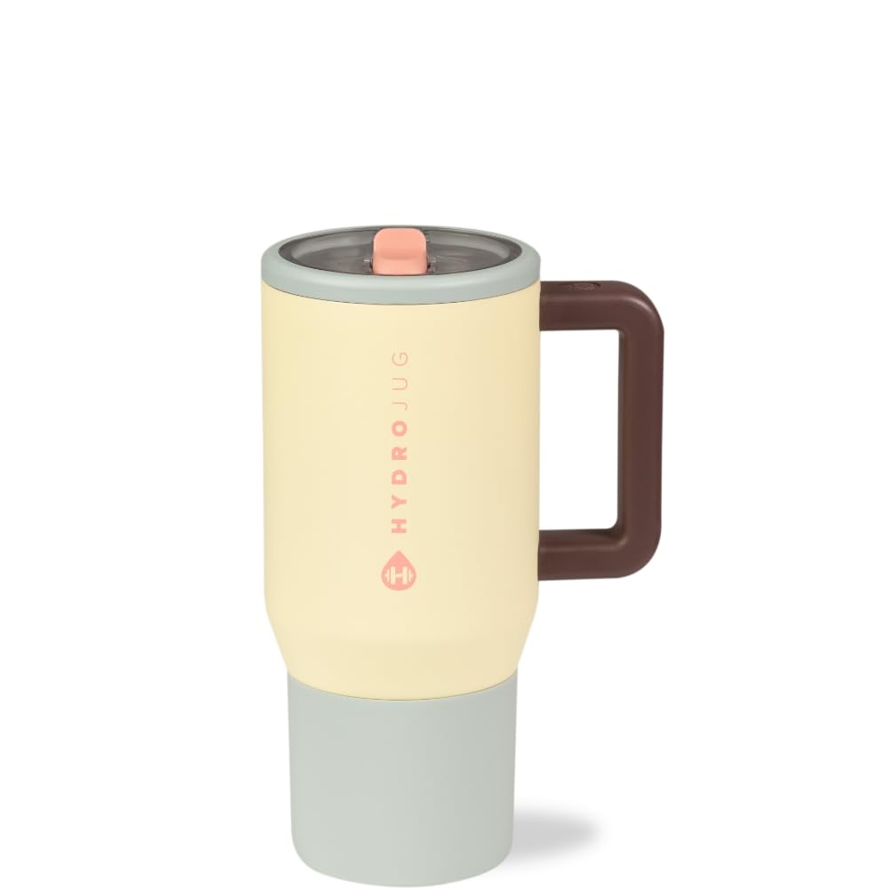 HydroJug Kids - 20 oz Insulated Kids Water Bottle with Flip Straw & Handle | Leak-Proof & Durable | Perfect for School, Sports, Lunch, Travel & Camp, Light Blue