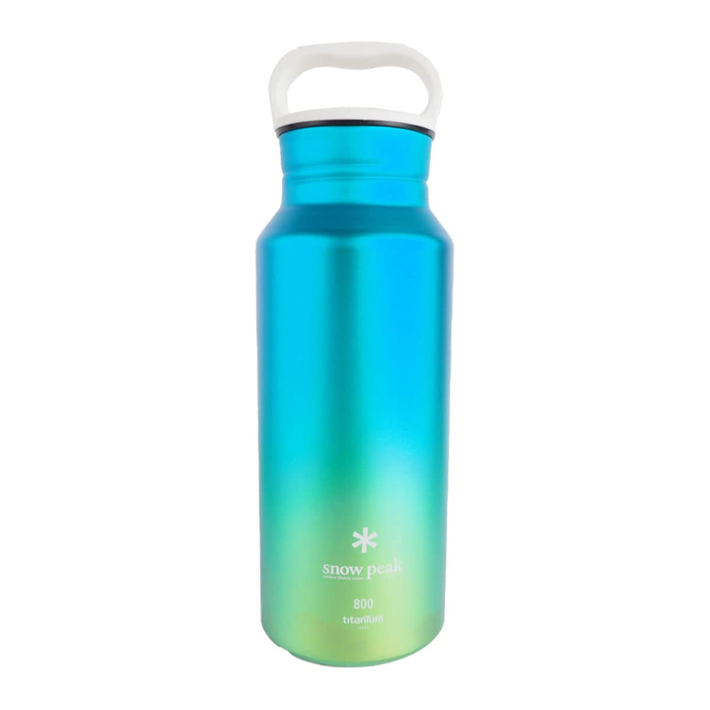 Snow Peak Titanium Aurora Bottle, Durable, Lightweight, Camping, Hiking, Backpacking Water Bottle, Pink, 800ml