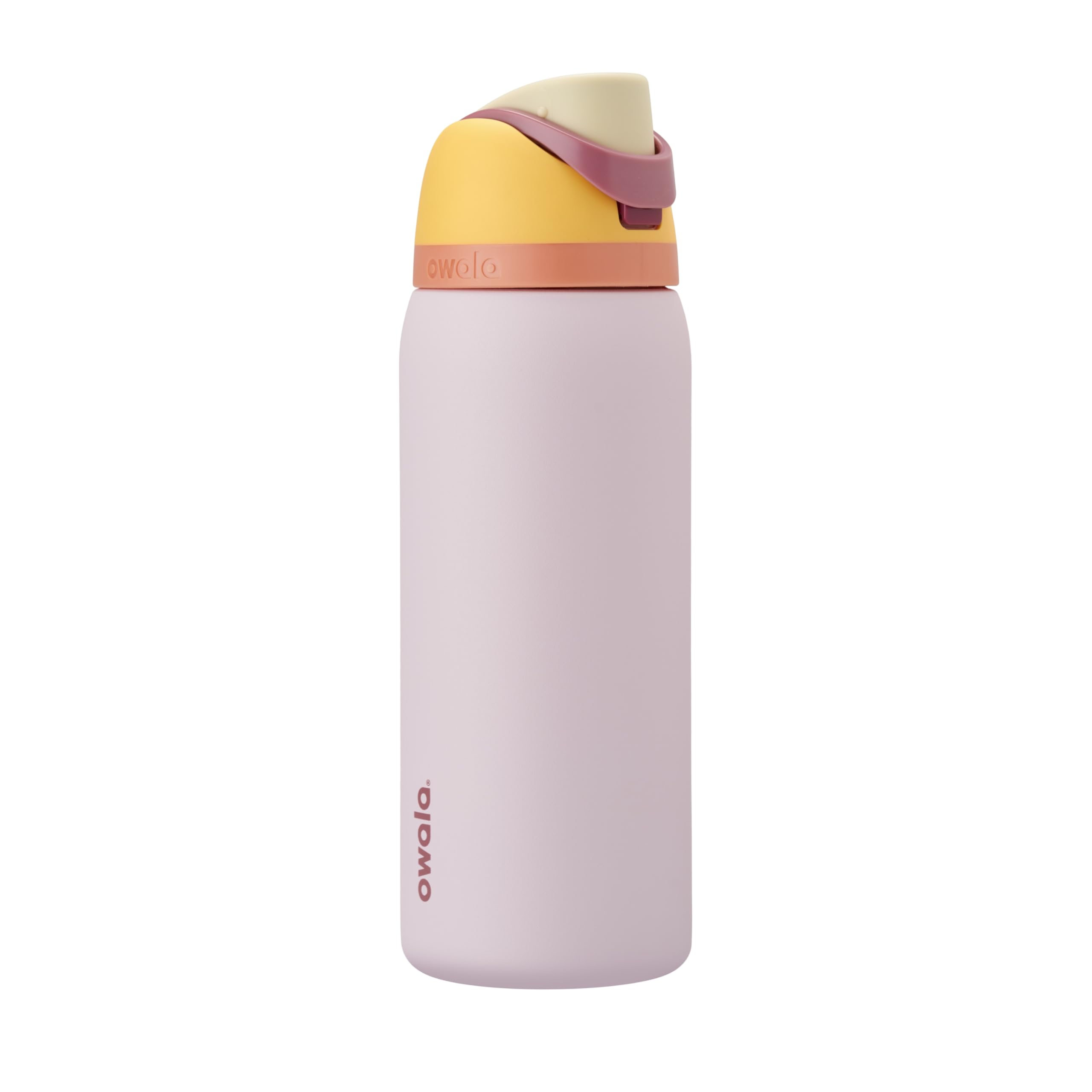 Owala FreeSip Insulated Stainless Steel Water Bottle with Straw for Sports, Travel, and School BPA-Free Sports Water Bottle, 32 oz, Boneyard (Pack of 6)