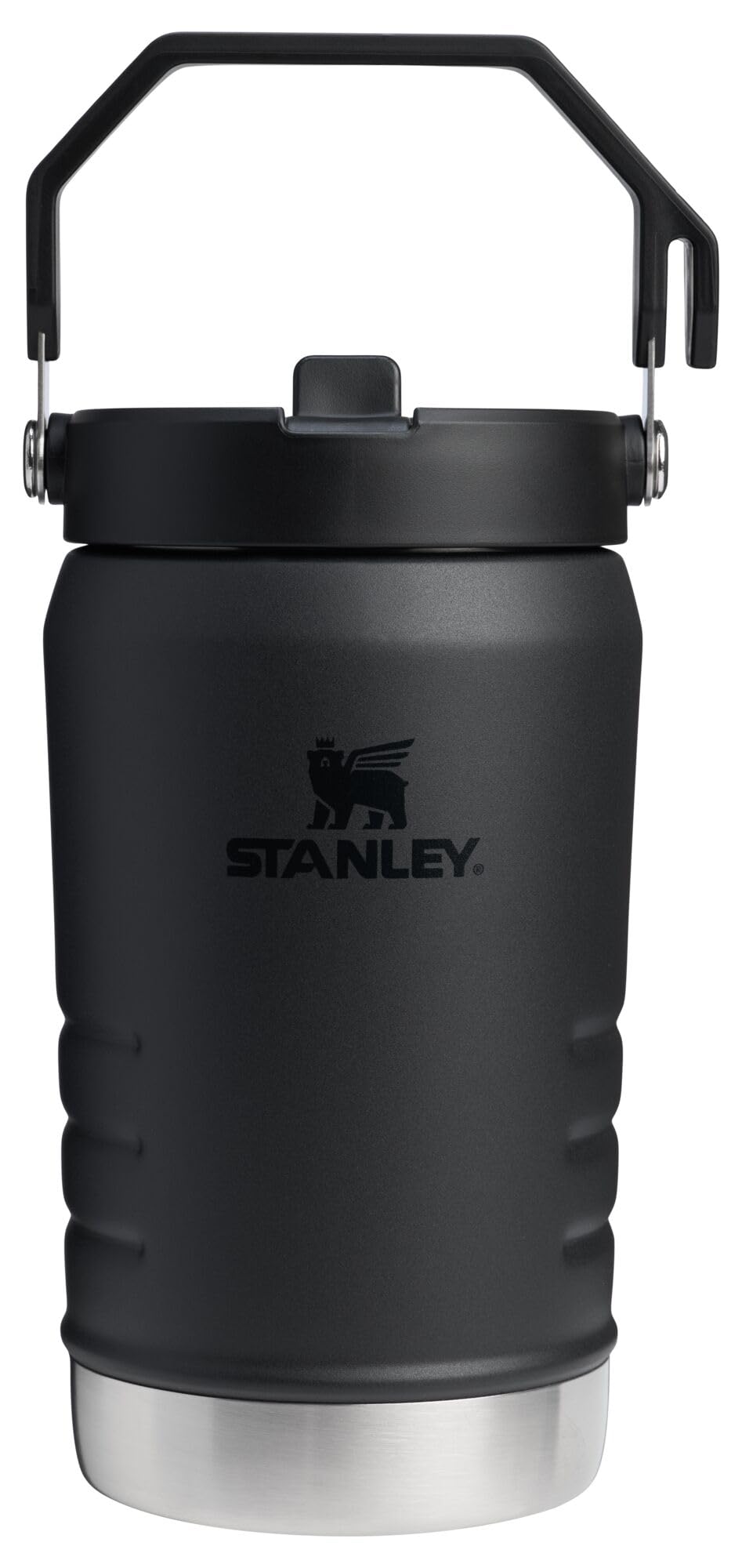 Stanley IceFlow Flip Straw Jug with Handle 40 oz| Twist On Lid and Flip Up Straw | Leak Resistant for Travel and Sports | Insulated Stainless Steel | BPA-Free | Rose Quartz