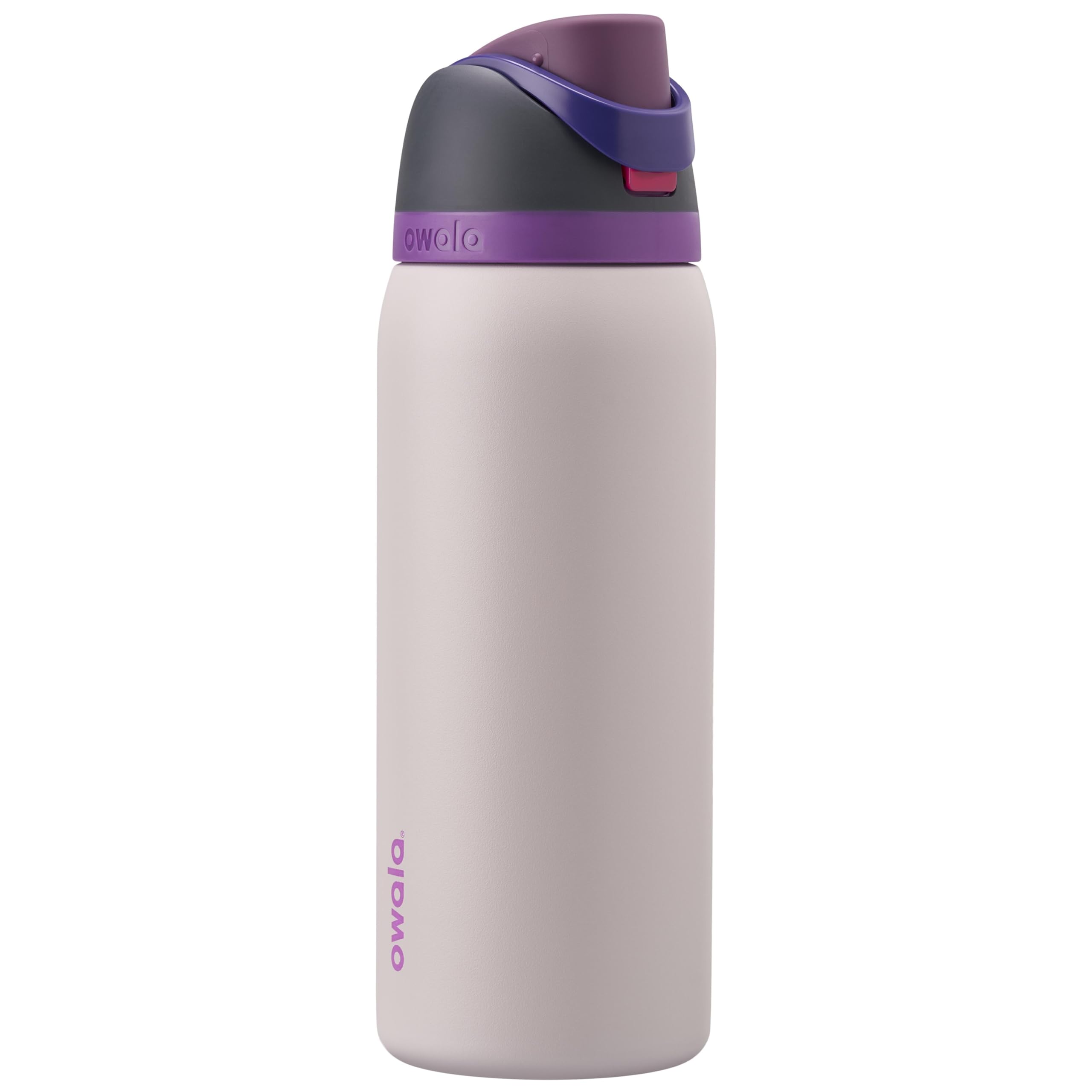 Owala FreeSip Insulated Stainless Steel Water Bottle with Straw for Sports, Travel, and School BPA-Free Sports Water Bottle, 32 oz, Boneyard (Pack of 6)
