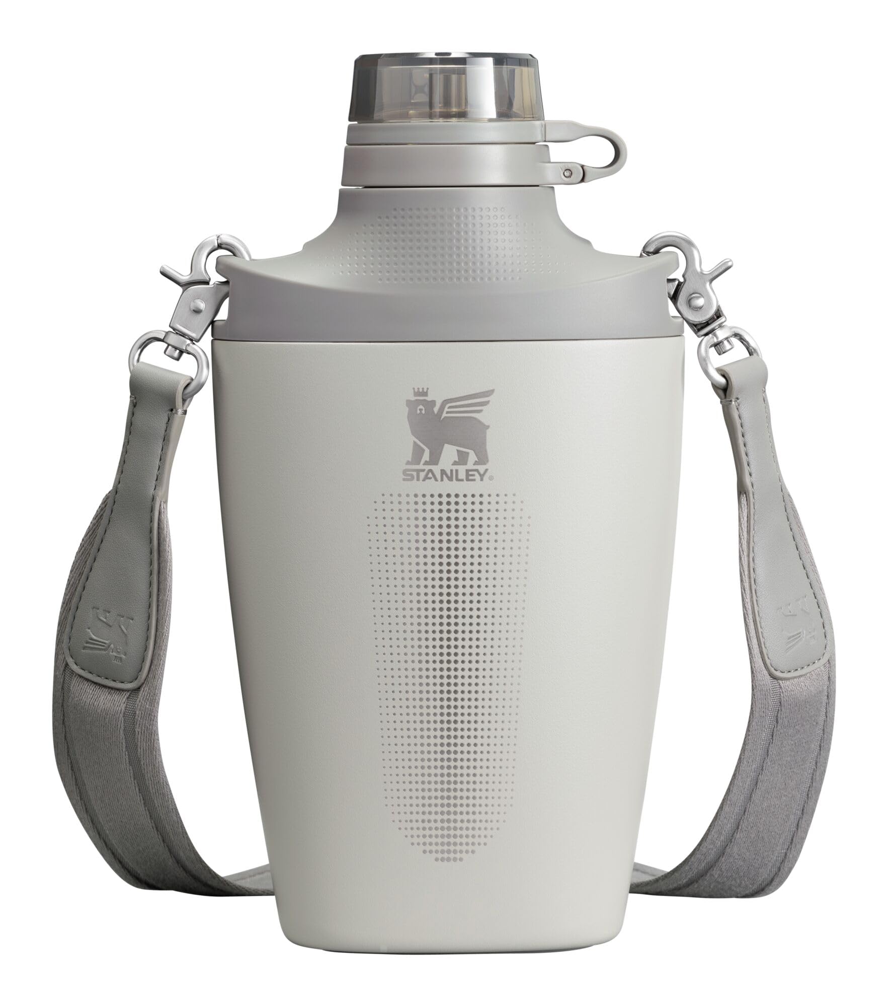 Stanley Cross Bottle 23 oz | Travel Water Bottle with Jacquard Strap | Leakproof Tritan Lid with Removable Straw | Insulated Stainless Steel | BPA-Free | Black